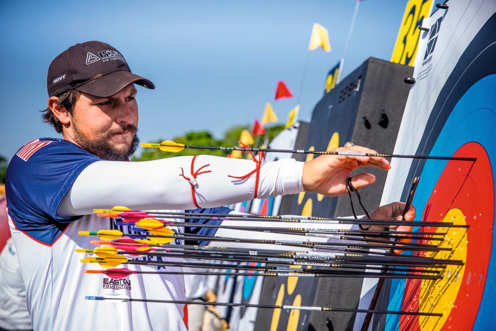 Aluminium improves arrow durability by preventing rear-impact splitting, dissipating target heat to secure points, and simplifying recovery with metal detectors.